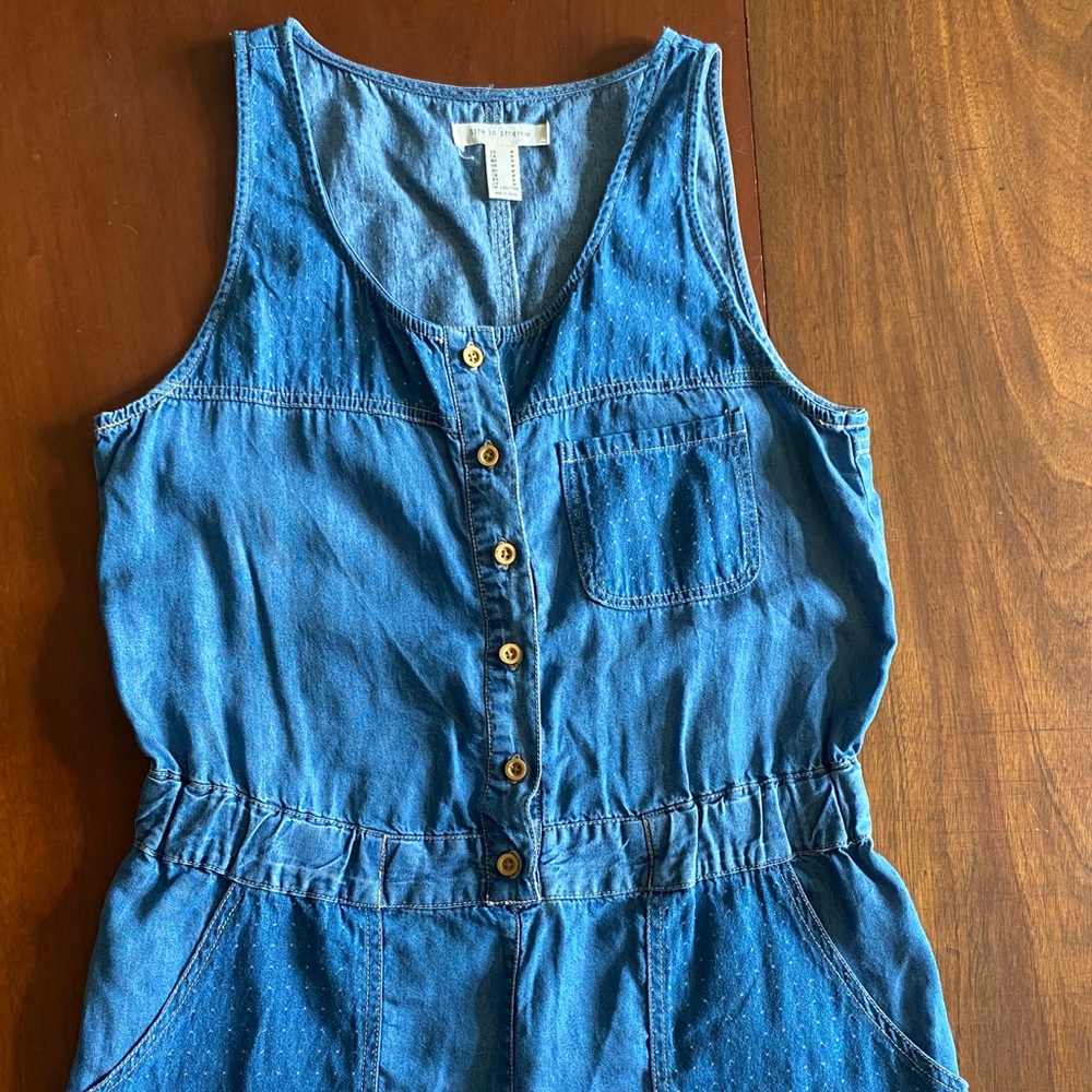 Life in Progress Soft Denim Romper